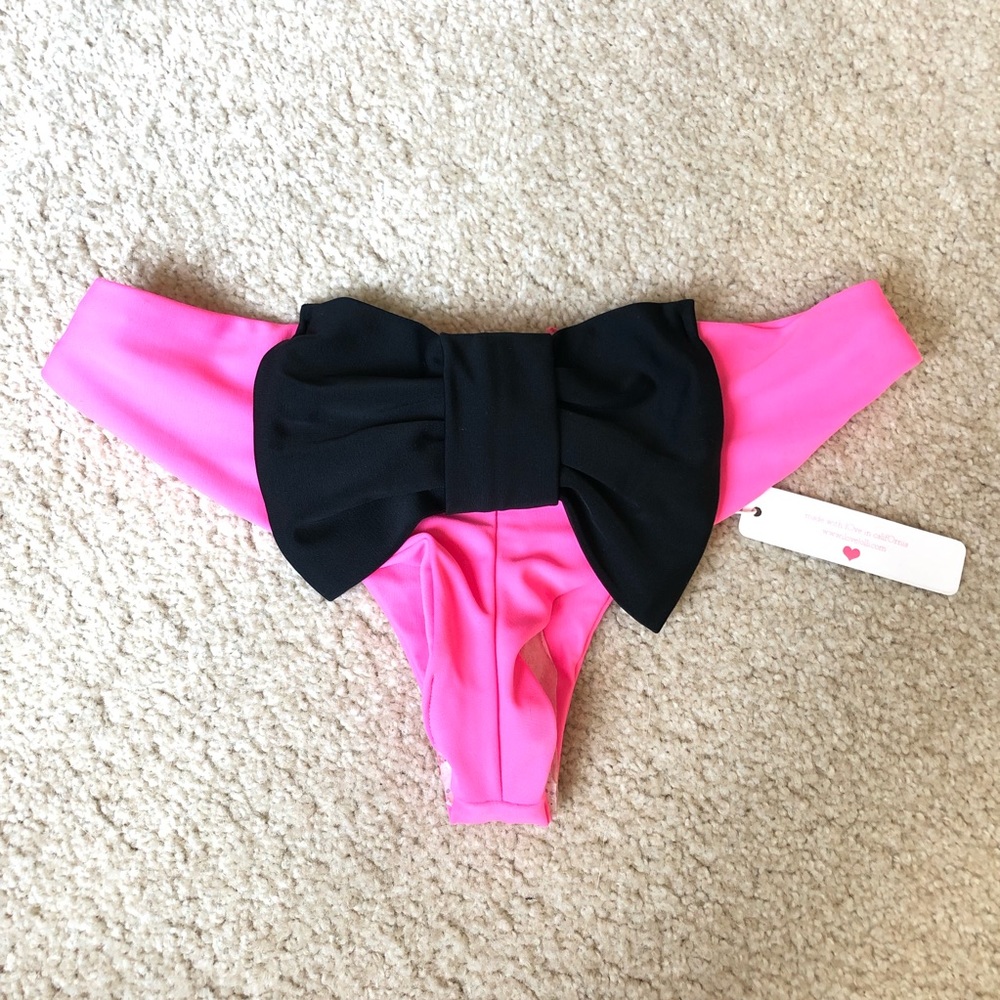 Pink Lolli Bow Bottoms